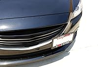 Vista 5 de iJDMTOY JDM Soporte de montaje de matrícula con adaptador para agujero delantero de remolque de defensas frontal para Mazda3 Mazda6 después de 2014