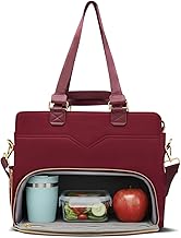 VAYA Zaelia Office Tote Bag for Women with Insulated Lunch Storage, Laptop Work Bag with Removable Shoulder Strap, Stylish Travel & Office Tote