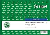SIGEL RA517 Reisekostenabrechnung wöchentlich, A5 quer, 50 Blatt