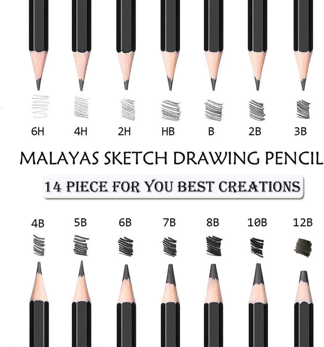 24Pcs Tekening Potloden Set, Sketch Art Grafiet Tekening Potlood 9H 8H 7H 6H 5H 4H 3H 2H H HB F B 2B 3B 4B 5B 6B 7B 8B 9B 10B 11B 12B 14B 24Pcs Tekening Potloden Set, Sketch Art Grafiet Tekening Potlood 9H 8H 7H 6H 5H 4H 3H 2H H HB F B 2B 3B 4B 5B 6B 7B 8B 9B 10B 11B 12B 14B