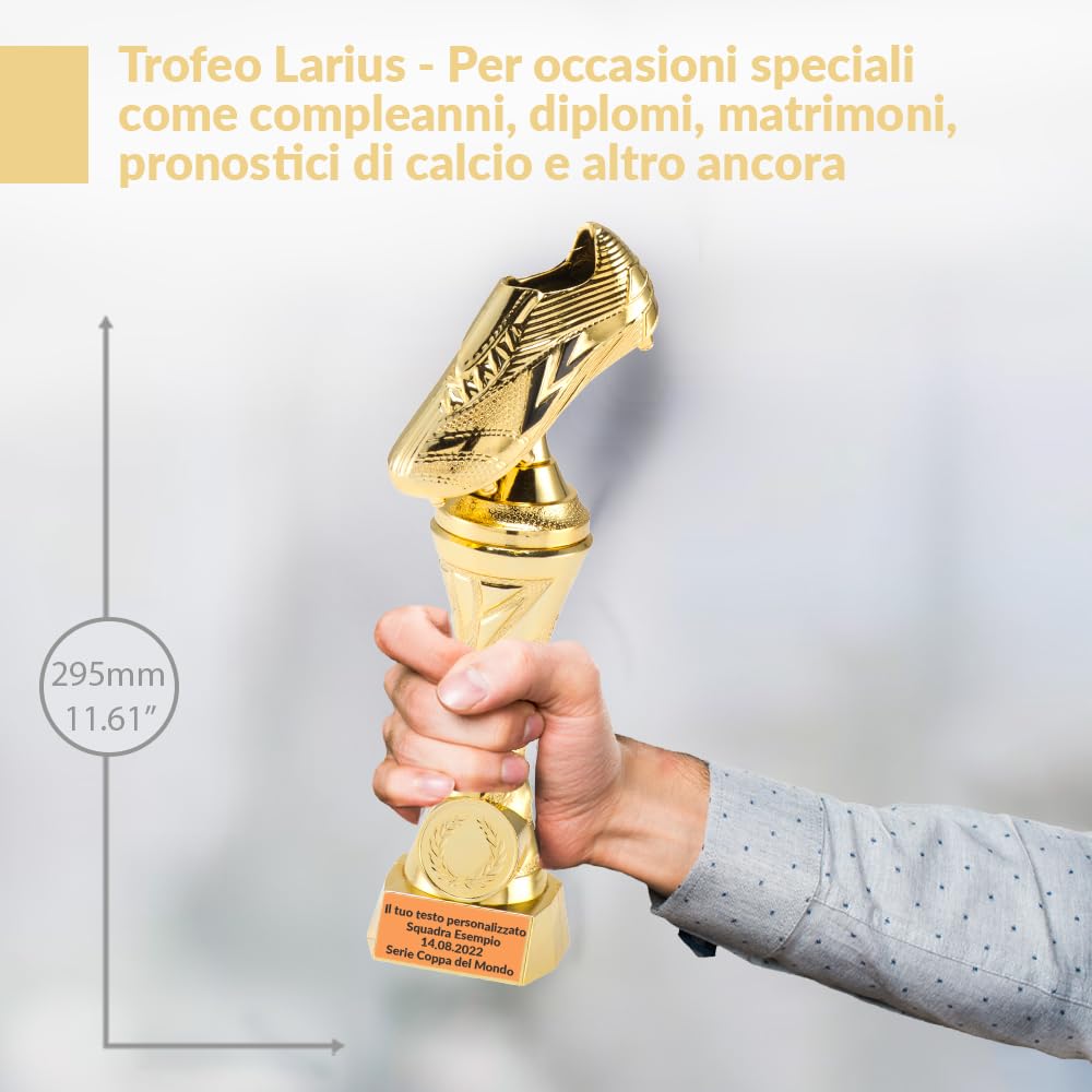 Larius, Coppa d'Onore Calcio Capocannoniere, Scarpa Dorata