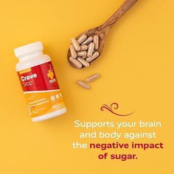 Redd Remedies Crave Stop, Helps Manage Sugar Cravings and Appetite, 60 Vegan Capsules