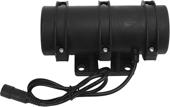Eujgoov DC Brushed Vibration Motor Adjustable Speed 2800rpm Nylon Casing Double Eccentric Wheel for Massage Beds Drones Tables DC24V