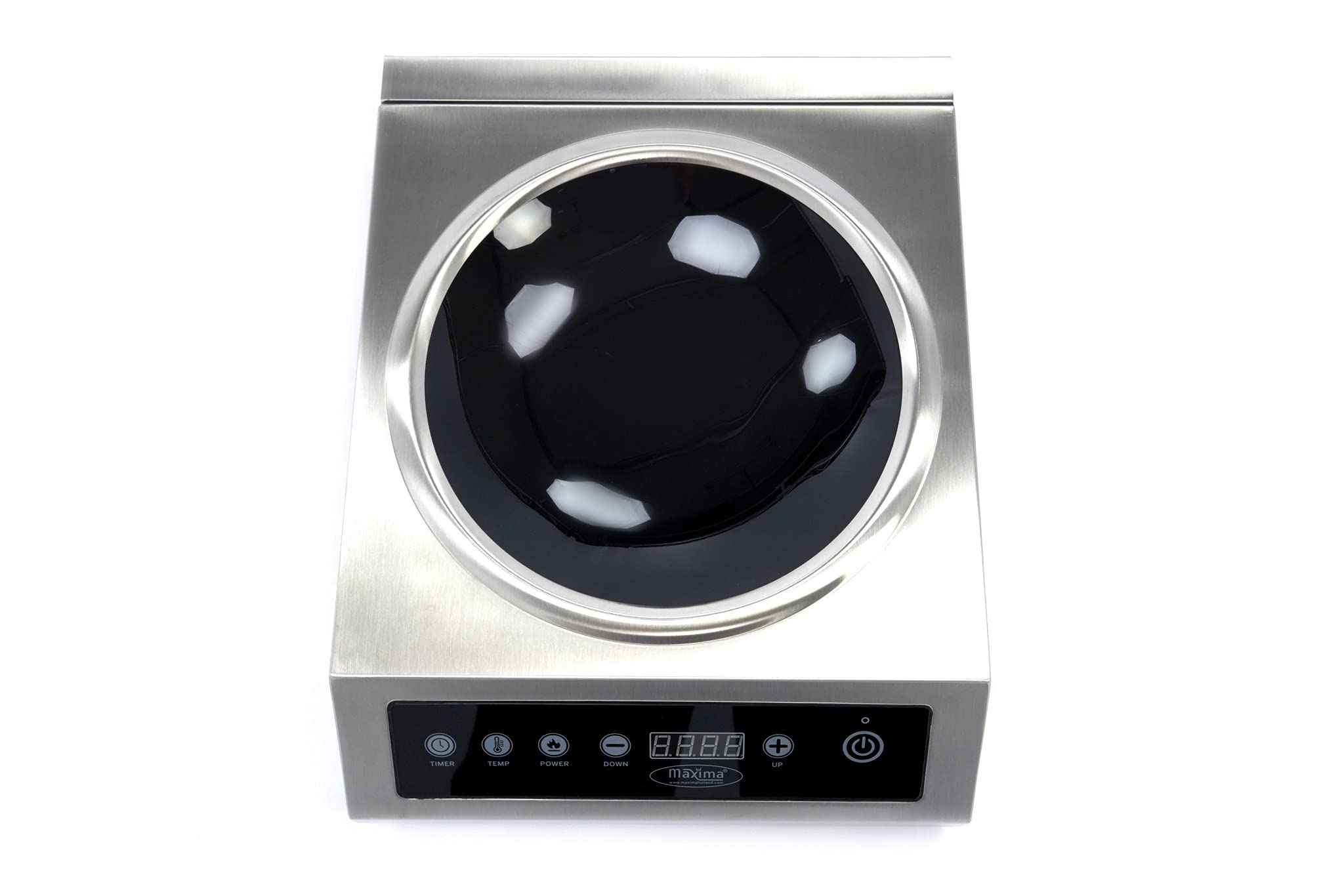 Maxima Piano Cottura Wok - Anello di Cottura Ø28cm - 3500W - Induzione