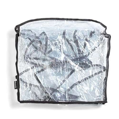 Bombi Funda de lluvia para cochecito de bebé V2 ligera, cubierta de protección contra la intemperie para lluvia, nieve y polvo, accesorio de gancho