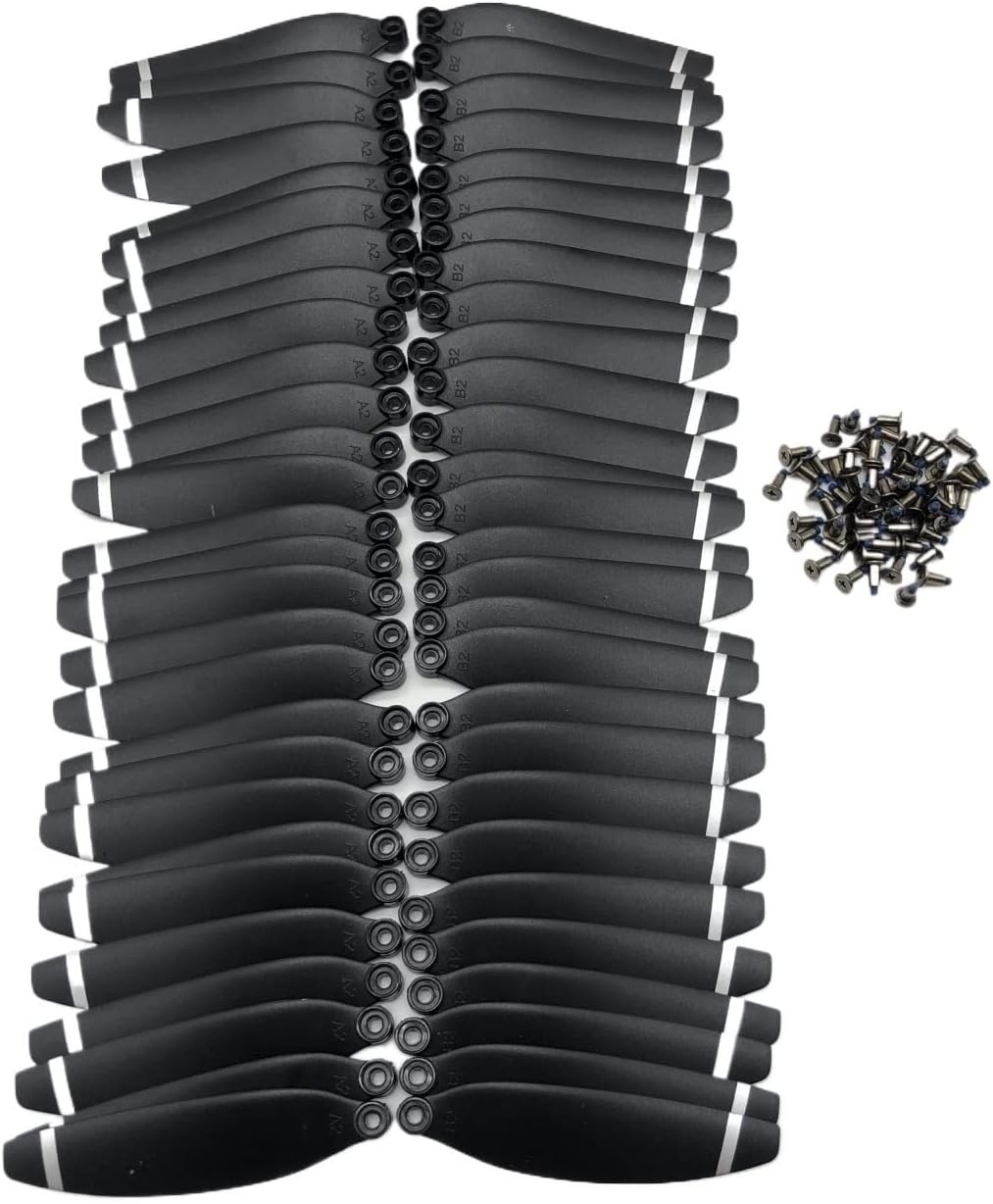 INLIMA Drone Accessories for L900 Pro SE Drone Propeller Blades Maple Leaf Quadcopter for L900 SE Propellers Spare Parts Accessories Replaceable Accessories (Color : 80pcs)