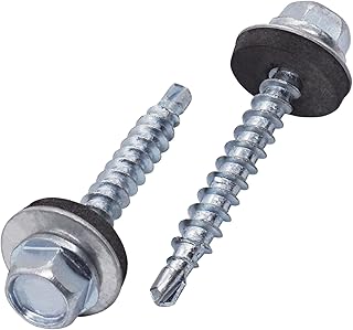 (Pack of 80 pcs) Zinc Plated Steel 4.8 x 35 m...,