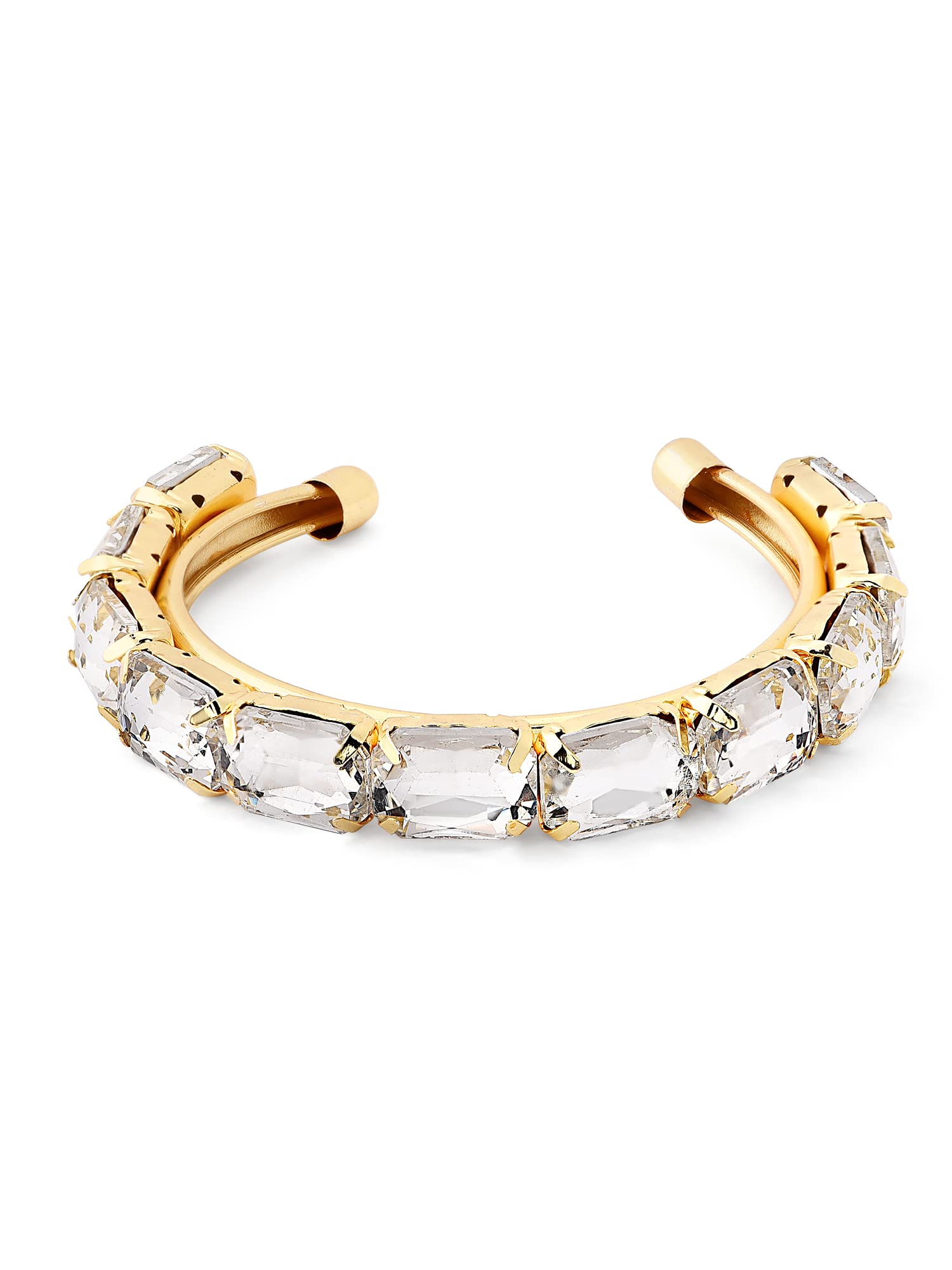 See full amazon price history chart for ZAVERI PEARLS Gold Tone Dazzling Stones Party Bling Cuff Bracelet For Women-ZPFK12139 ZAVERI PEARLS Gold Tone Dazzling Stones Party Bling Cuff Bracelet For Women-ZPFK12139 (B09RG92V64) Amazon Price History, Amazon Price Tracker
