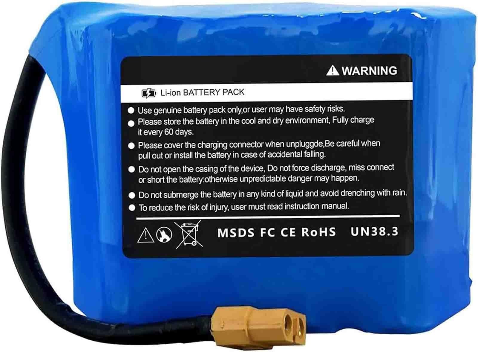29.4V 4000mAh Batterie Ebike pour 100W 200W 300W Moteur Scooter Vélo Electrique, Batterie E-Bike 25.2 V 4000MAH Hoverboard Batteries pour vélo 25.2 V