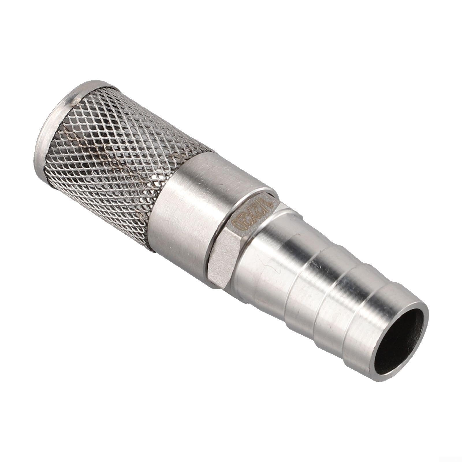 HpLive 3/4 Inch Stainless Steel Hose Filter 19-20mm Hose Connection Strainer Mesh Filter for Pump Fuel Gas Water Air (20mm)