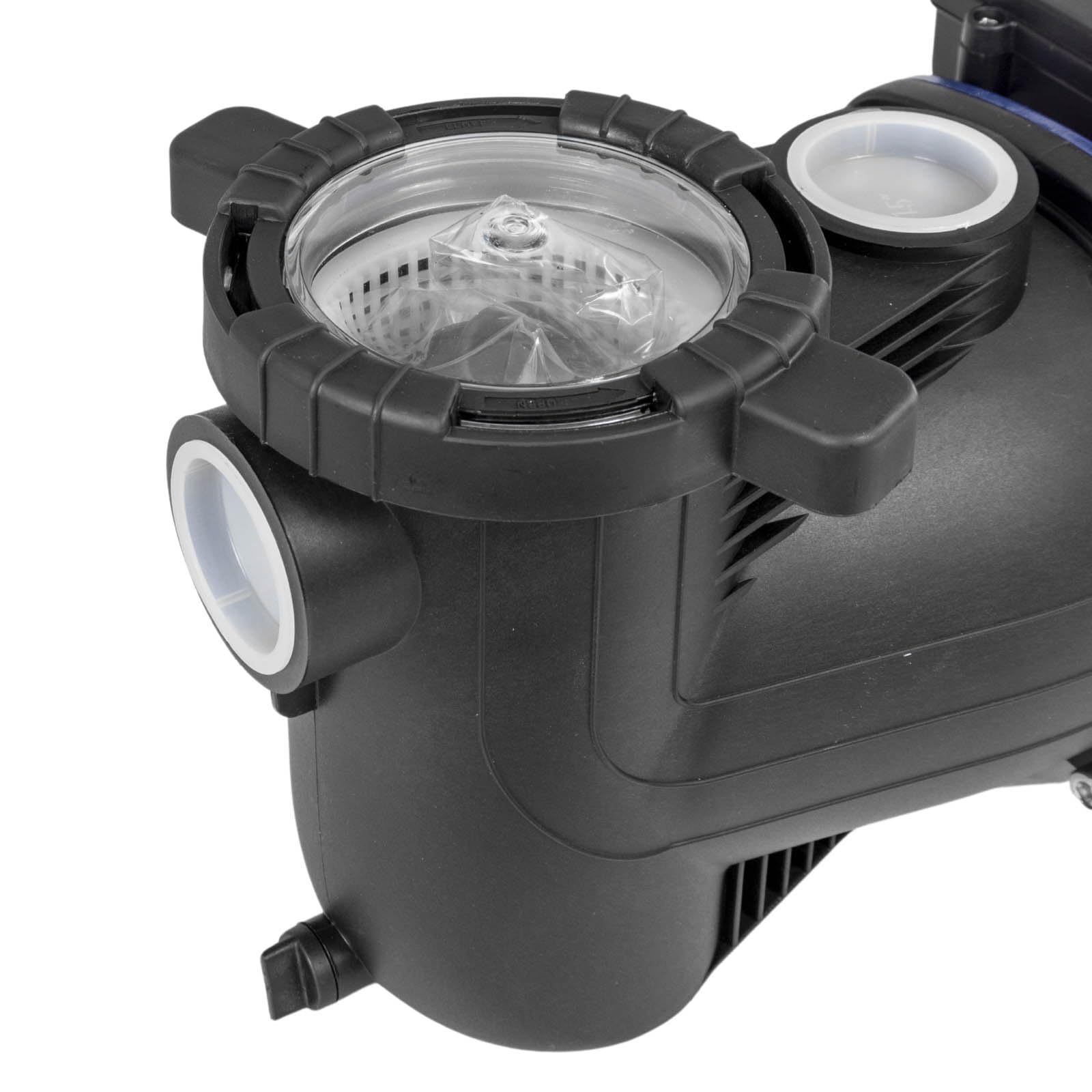 Aqualux Pompe Filtration Piscine - Modèle 1/2 - Piscine 20 à 40m3 - Débit Max 9.5 m³/h - avec Préfiltre - Couvercle Quick Lock sans Vis - A Utiliser en complément d'un Filtre