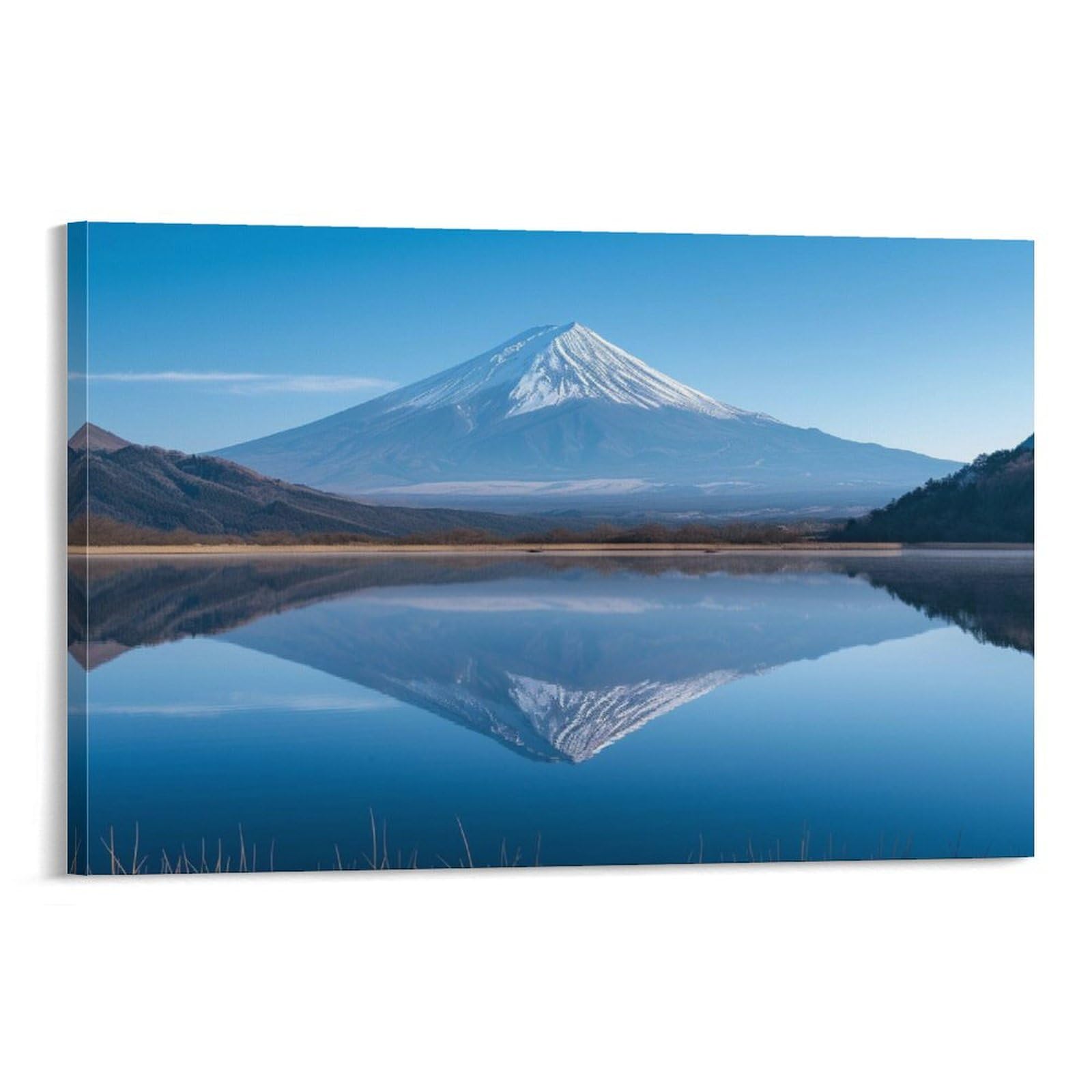 Amazon.co.jp: 絵画 緑が爽やかな富士山 アートパネル ポスター