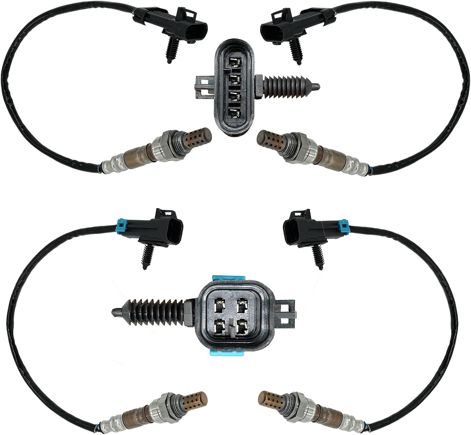 Marsflex O2 Oxygen Sensor Downstream Upstream 234-4018 234-4012 Compatible with Chevy Tahoe Silverado 1500 Express C1500 K1500 Suburban, GMC Yukon/XL Sierra Savana