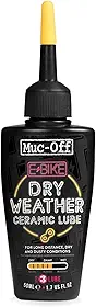 Muc-Off lubrificante de corrente seca eBike, 50 ml – lubrificante de bicicleta, óleo de corrente de bicicleta, cera de corrente para condições climáticas secas – Lubrificante de bicicleta para bicicletas elétricas