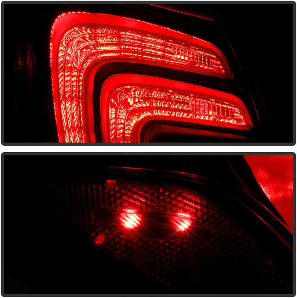 ACANII - For 2017-2022 Buick Encore Red Clear OE Factory Style LED Tail Light Brake Lamp Replacement Left Driver Side