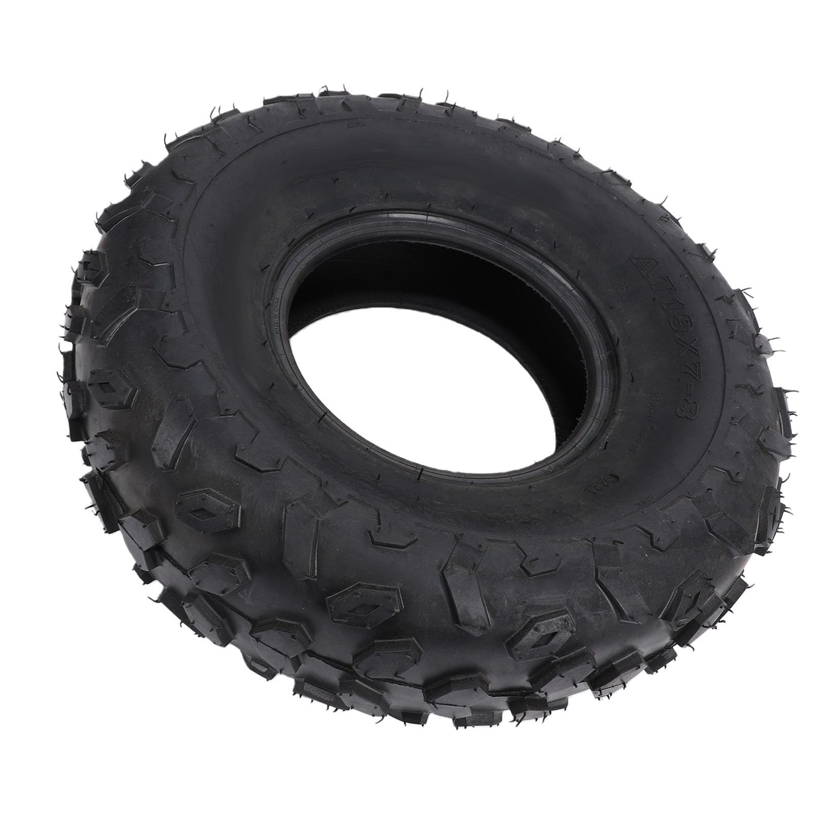 Akozon Opona do Mini-motocykla ATV 19x7 8, Odporna na Przebicie, Bezdętkowa Opona Terenowa z 4-warstwową strukturą, Przeznaczona do Jazdy w Błocie, Piasku i Skałach, Zamiennik dla