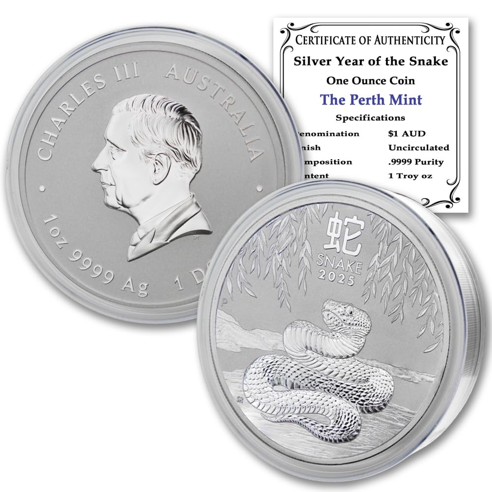 2025 P 1 oz Australian Silver Lunar Series III Year of the