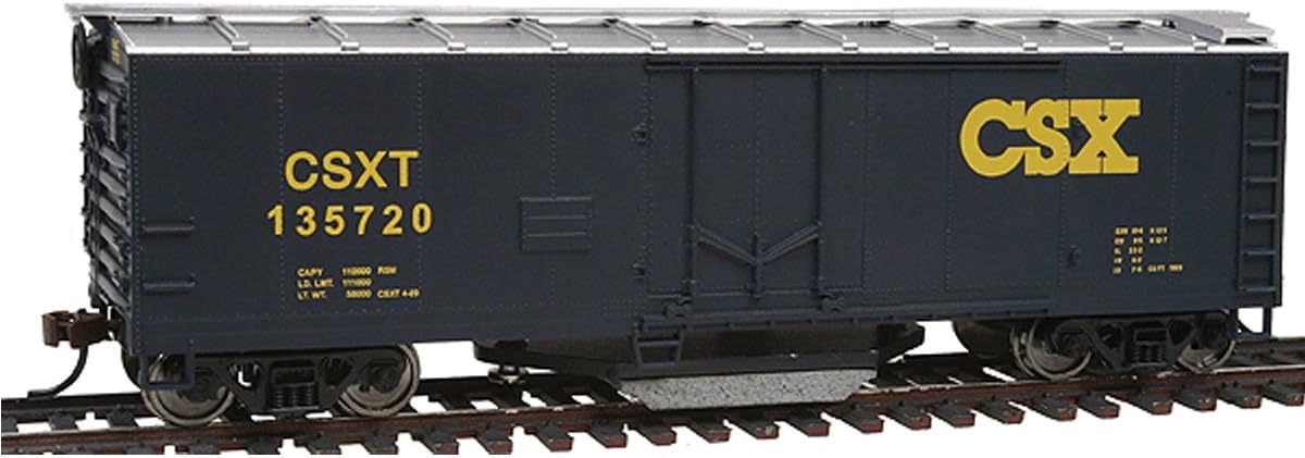 Walthers Trainline 40' Plug-Door Track Cleaning Boxcar-Ready to Run-Burlington Northern (Cascade Green, White; Large Logo) 931-1753 HO Scale Model Railroad - Freight Model