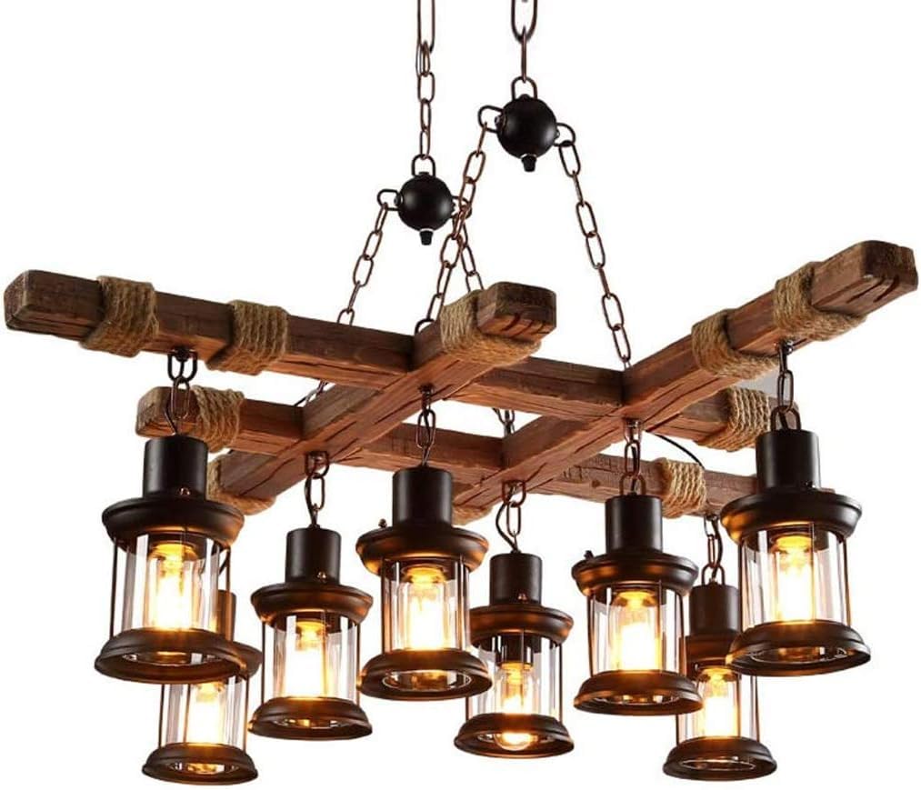 Suspension vintage noir hauteur réglable idéale pour éclairage de salon et cuisine