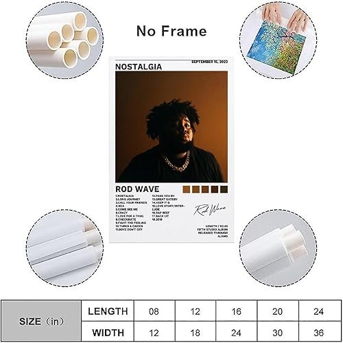 Miniatura 3 de JINUS Póster con diseño de ondas de barra, cubierta de nostalgia, pintura decorativa, lienzo, pósteres de pared e impresión artística moderna para