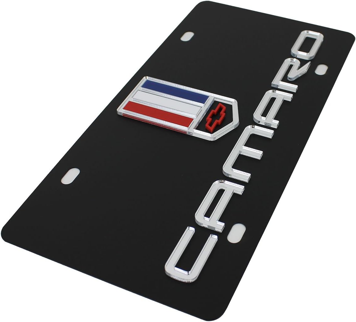 Chevrolet Eurosport Daytona- Compatible Camaro on Carbon Steel License Plate