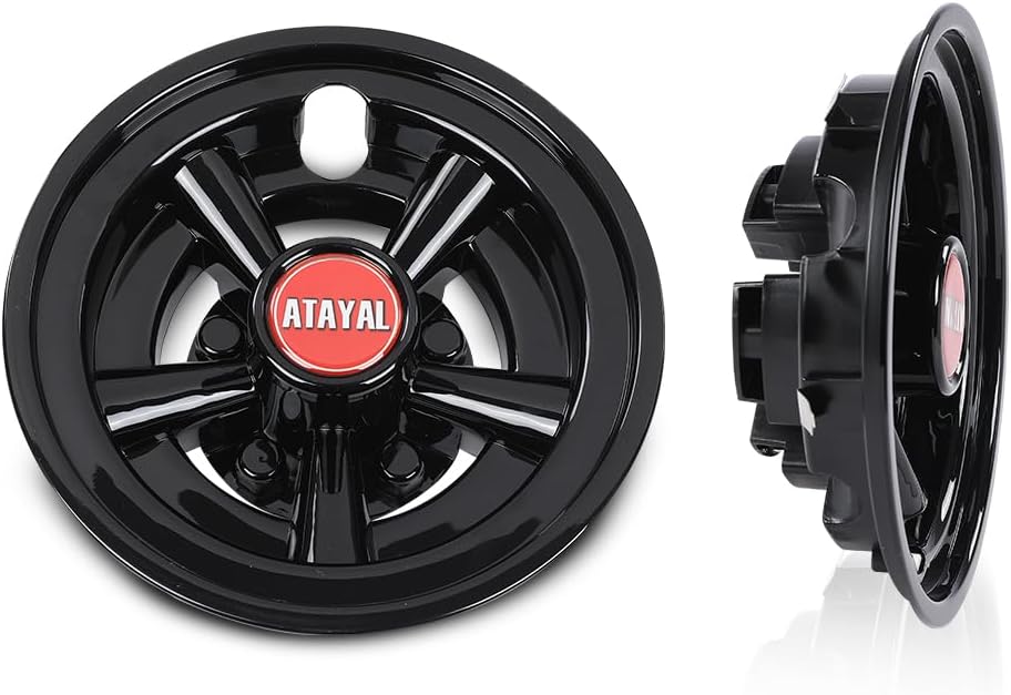 CHEDA Golf Cart Wheel Covers Hub Caps Compatible with Yamaha Club Car E-Z-GO Car 8" Wheel