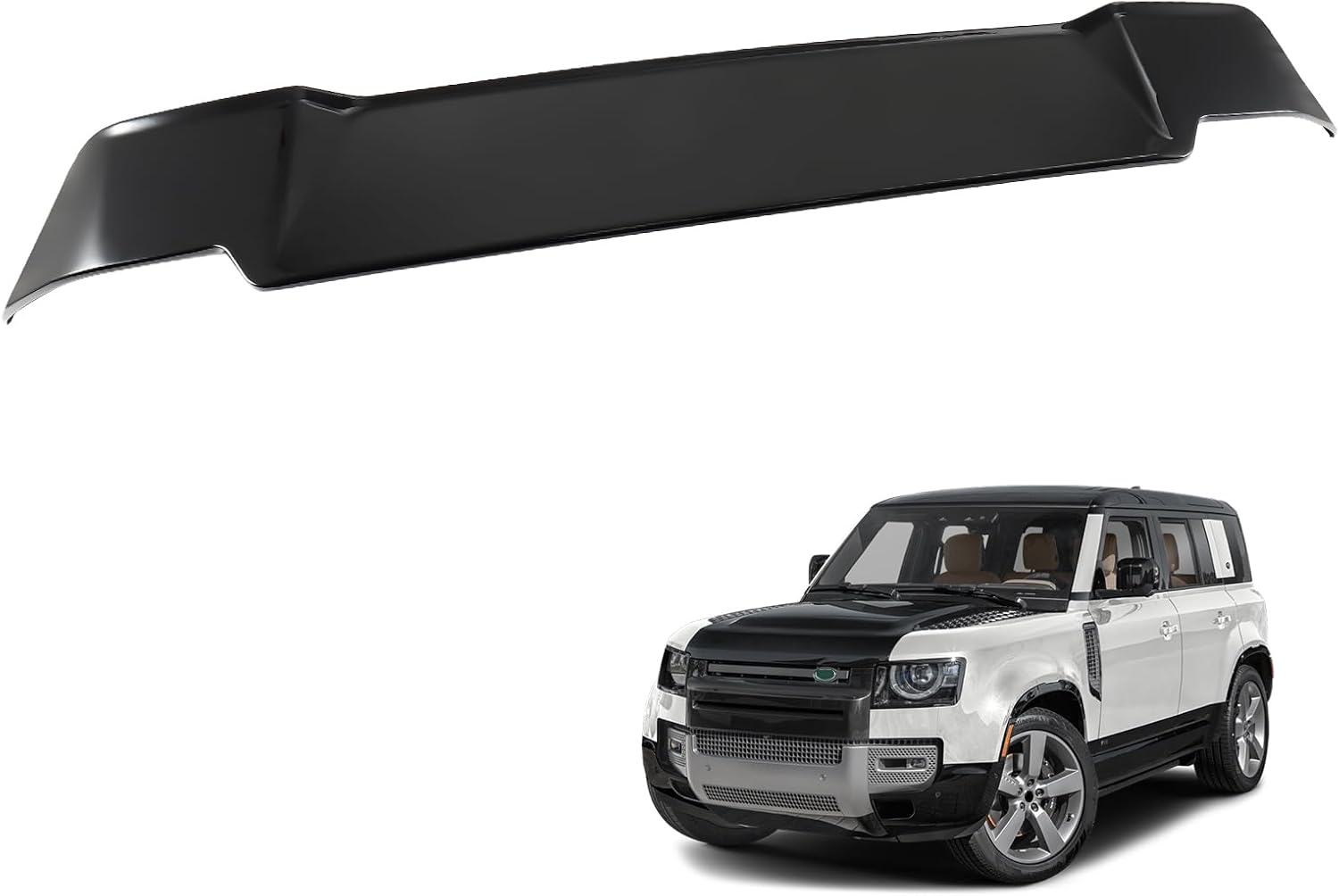 Rear Spoiler Compatible with Land Rover Defender 90 110 130 2020-2025 Roof Spoiler Wing
