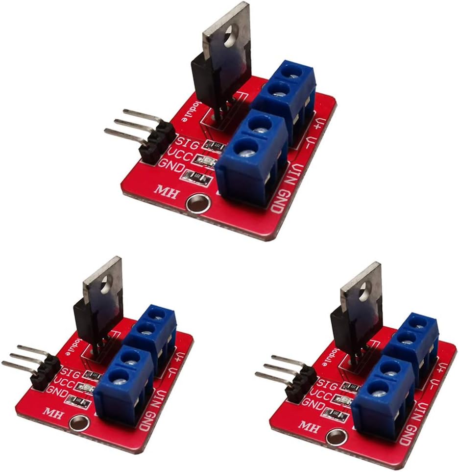 IRF520 MOS FET MOSFET Driver Module for Arduino Pack of 3