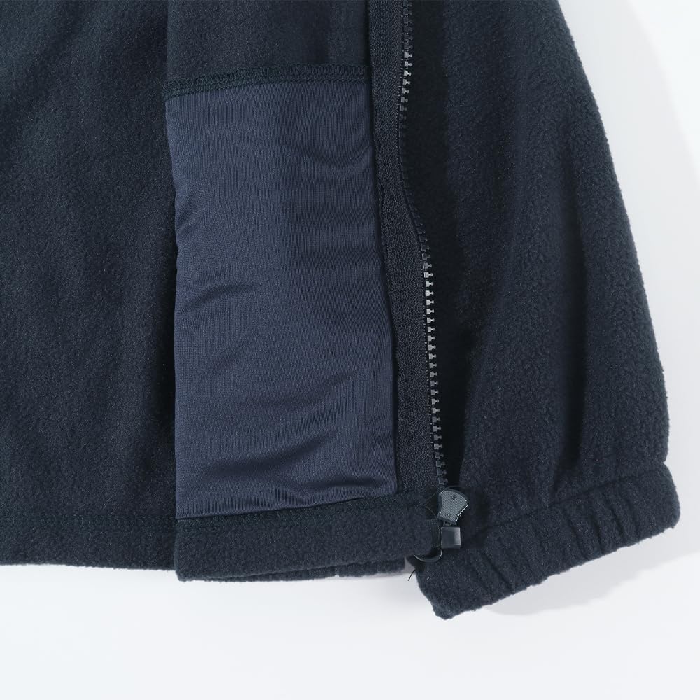 Spring&Gege Kids Lightweight Polar Fleece Jackets Boys Girls Soft Full-Zip Outwear