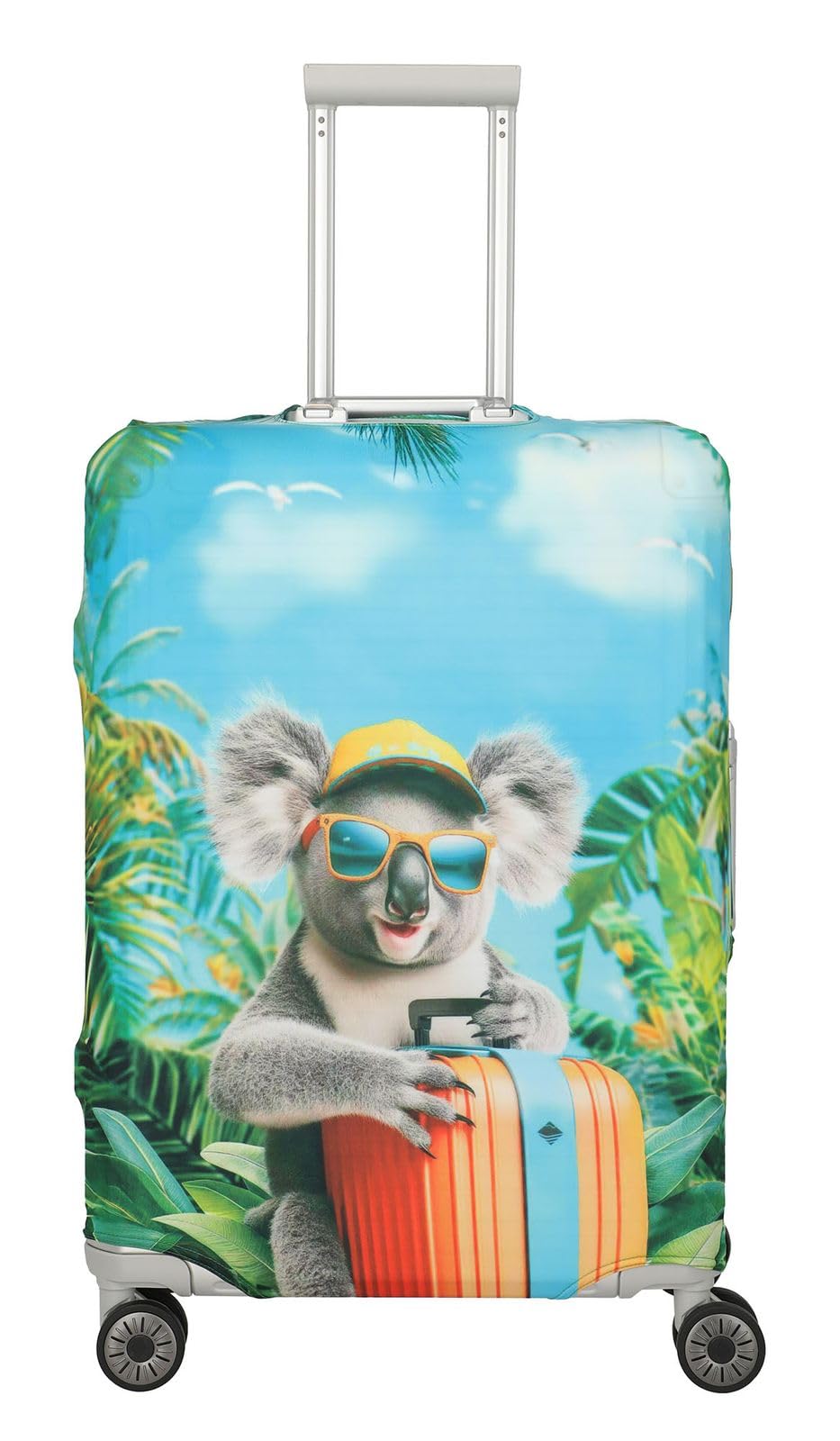 Travelite Kofferhülle M – Koala (türkis/grün) – Reisezubehör