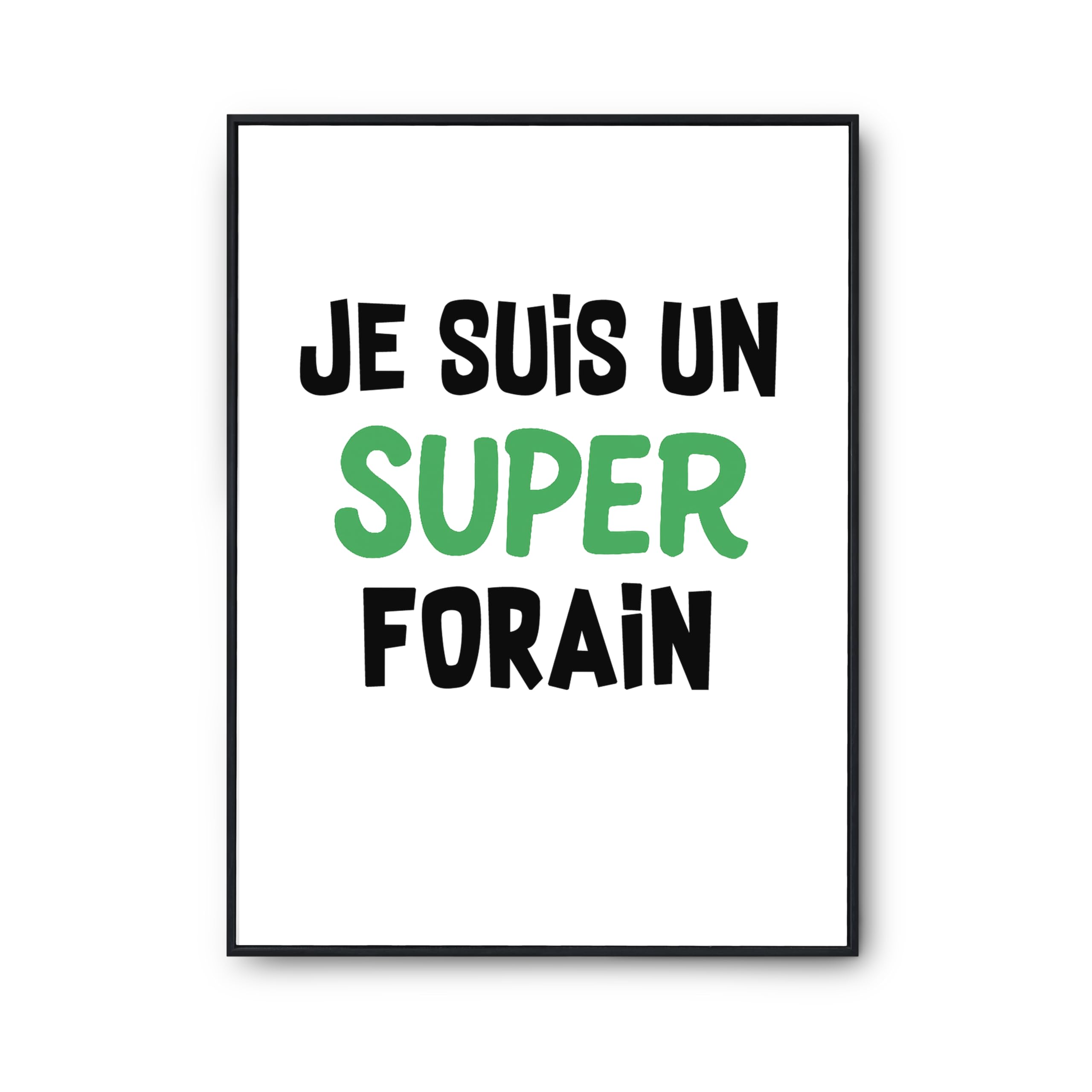 Affiche Un Super Forain 2 - Solution Décoration Murale Originale