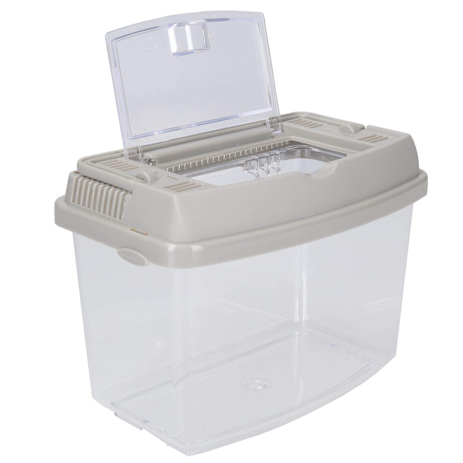 AB Tools 1.4L Plastic Pet Keeper Mini Insects, Fish, Aquatics Holder 11.5x13.5x18cm