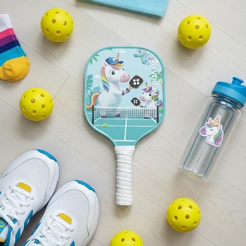 Miniatura 4 de Kryndavox Kids Pickleball Paddles  Lightweight Child-Size Pickleball Rackets for Boys & Girls, Beginner-Friendly Sports Set, Great Stocking Stuffers