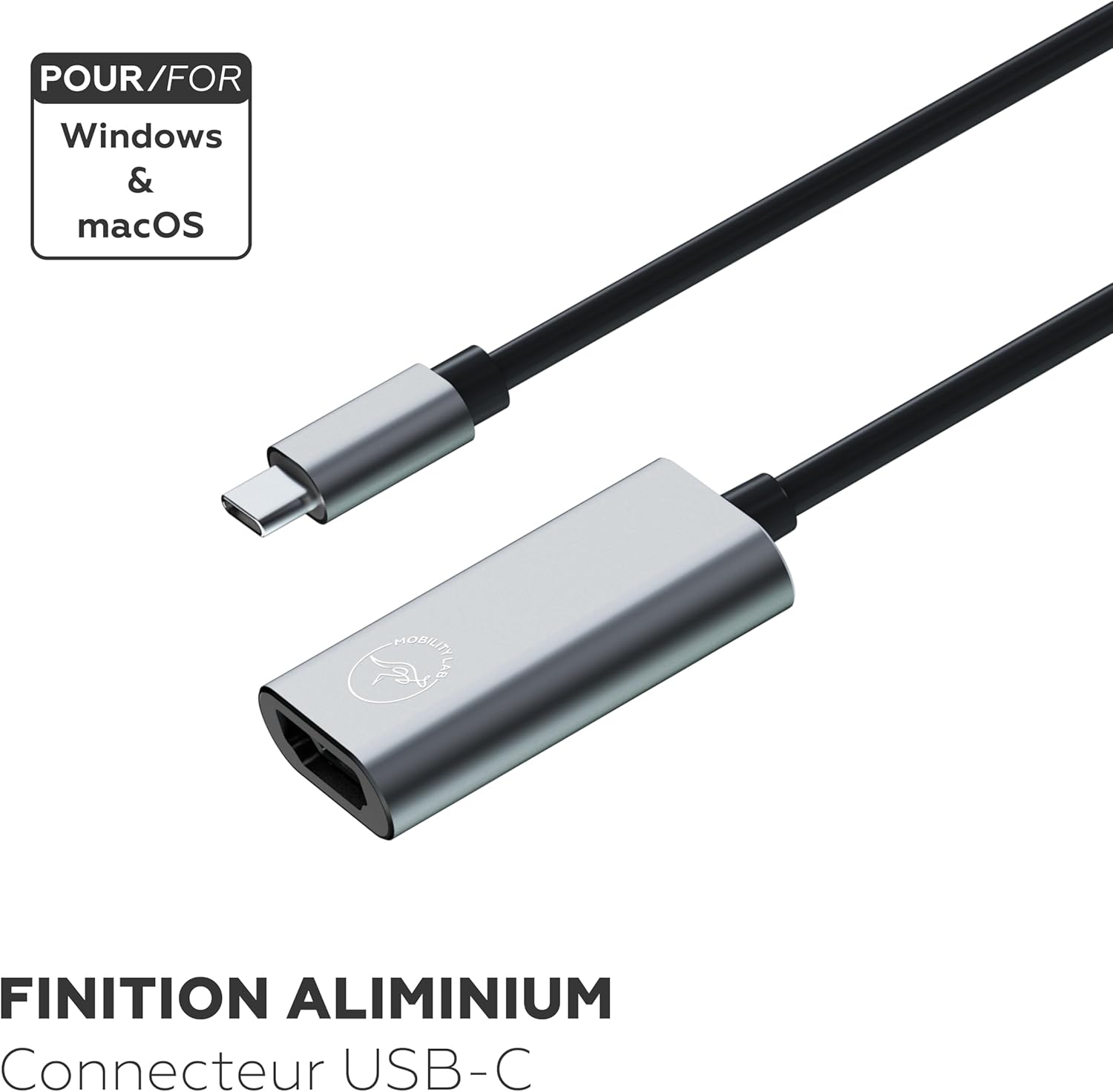 Mobility Lab USB-C to HDMI Adapter Compatibility and Finish