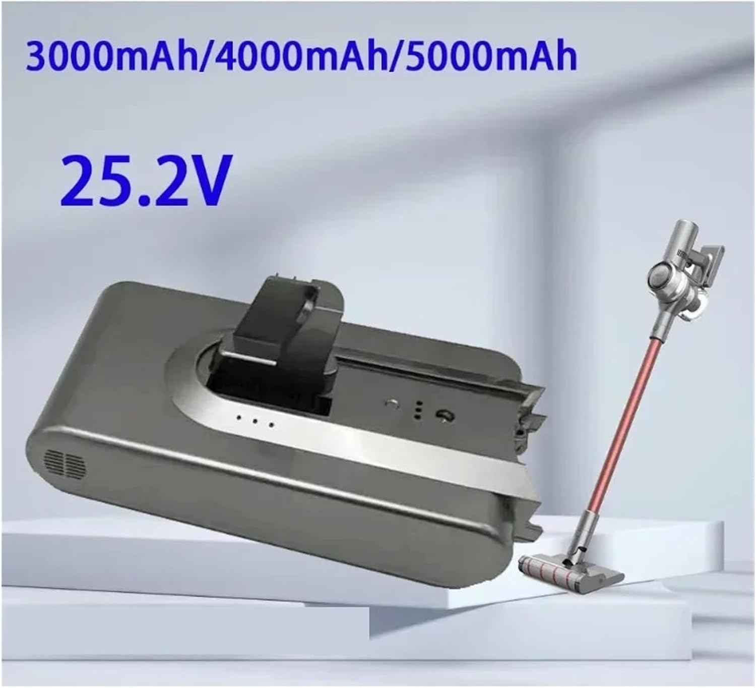 2025 Wireless Vacuum Cleaner Battery Replacement,Compatible For Dreame,V11 V11SE V12 VVT1 VVN6 VVN5 VVA1 V12pro(3000mAh)