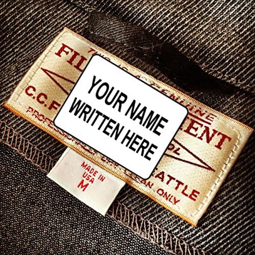 Stick On Clothing Labels - Peel Stick-N-Go™ - Blank No-Iron Clothing Labels (77 Labels)