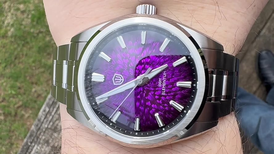 Watchdives WD0003B Orologio da uomo con quadrante Avventurina dal design originale VH31 Sweep Seconds Movimento al quarzo 36mm Orologi luminosi impermeabili  1511
