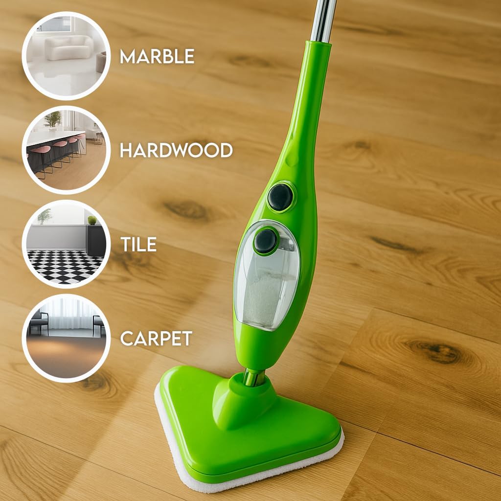 8 Replacement Pads Compatible with H2O X5 Steamboy H20 S302 S001 SKG 1500W Steam Mop Micro Fiber Pad