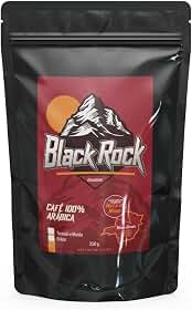 Café em Grãos - Grandeur Café Gourmet - Edição Black Rock - Torra Escura - 100% Arábica - Agricultura Familiar - Produto Artesanal - 250g - Notas Sesoriais de Chocolate Amardo Madeira