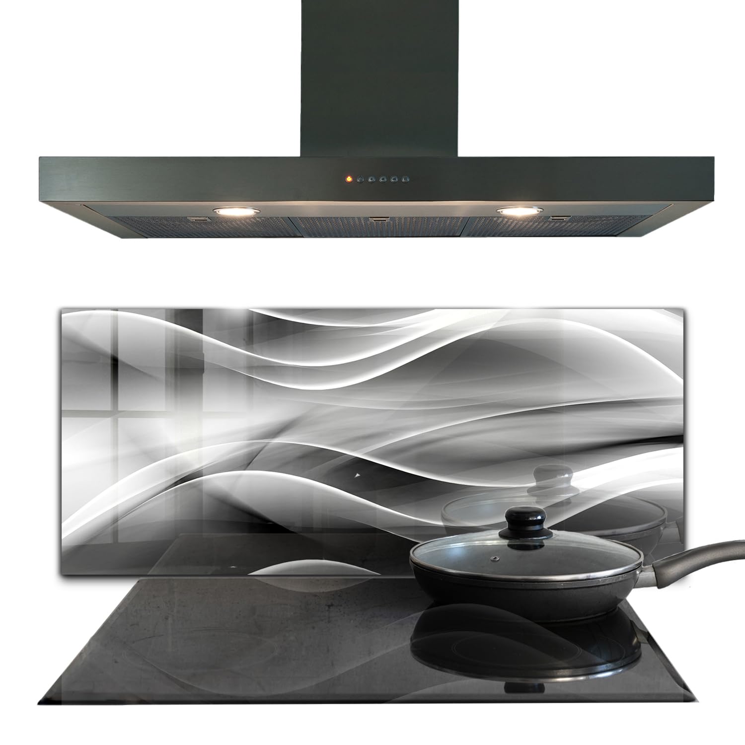Panneau de cuisine 125x50 autocollant pour sublimer votre décoration murale en verre