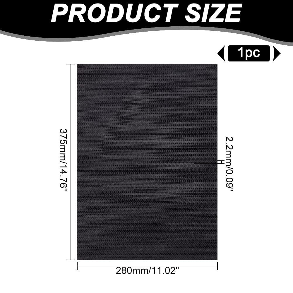 Schoenbodem volledige zool reparatie vervanging, antislip zachte schoenen rubberen halve zool en hakken, rubberen flexibele reparatie schoenen voor sportschoenen(Black forefoot