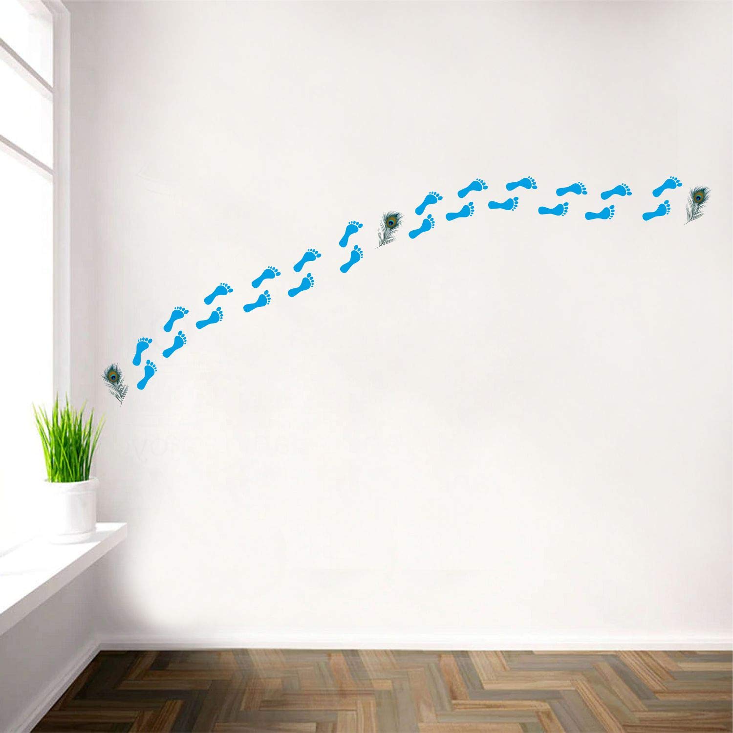 StickMe Krishna - Krishna Foot - Krishna Jamastami - God Krishna - Wall Sticker -SM913 (Multi Colour, Vinyl - 220cm X 55 cm) (B08RC3THSW) Amazon Price History, Amazon Price Tracker