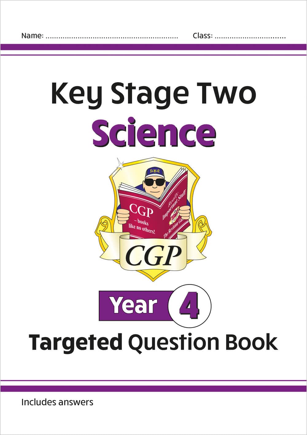 New KS2 Science Year 4 Targeted Question Book (includes answers) (CGP KS2 Science)