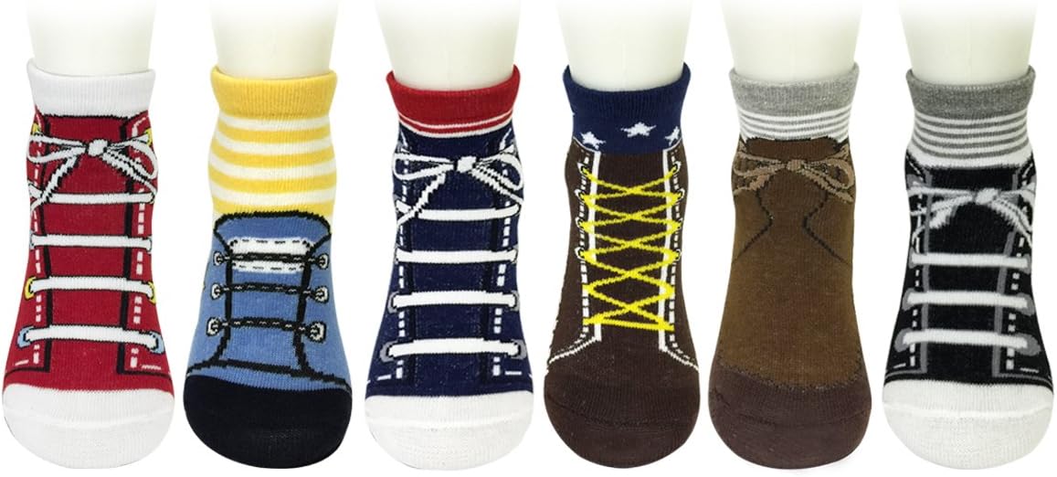 Bowbear Baby 6 Pair Looks like Shoes Socks