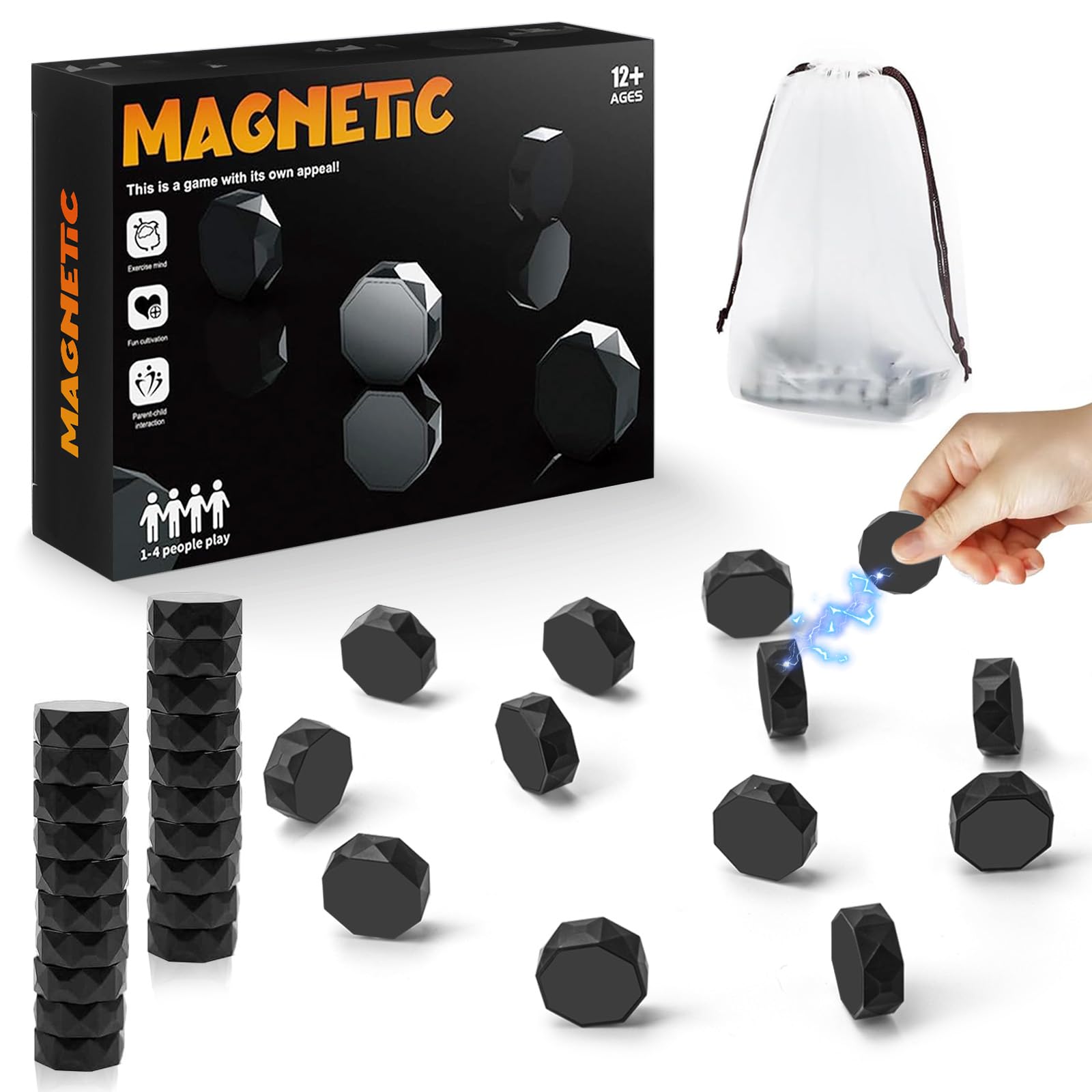 CHANCCI Magnetisches Schachspiel - 20-teiliges Set Für Kinder & Erwachsene