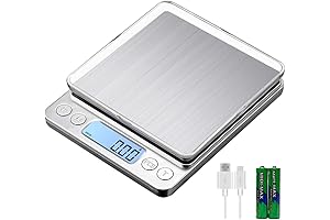 KUBEI Upgraded 1000 Gram Scale for Accurate Weighing