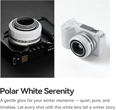 TTARTISAN 27 mm F2.8 Lens Auto Focus APS-C for Mirrorless Camera Only for Sony E-Mount Cameras A5000 A6600 NEX-3 NEX-3N NEX-7 NEX5 CA7 A7I A7R A7S A7SI A7SII A9 and More (White)