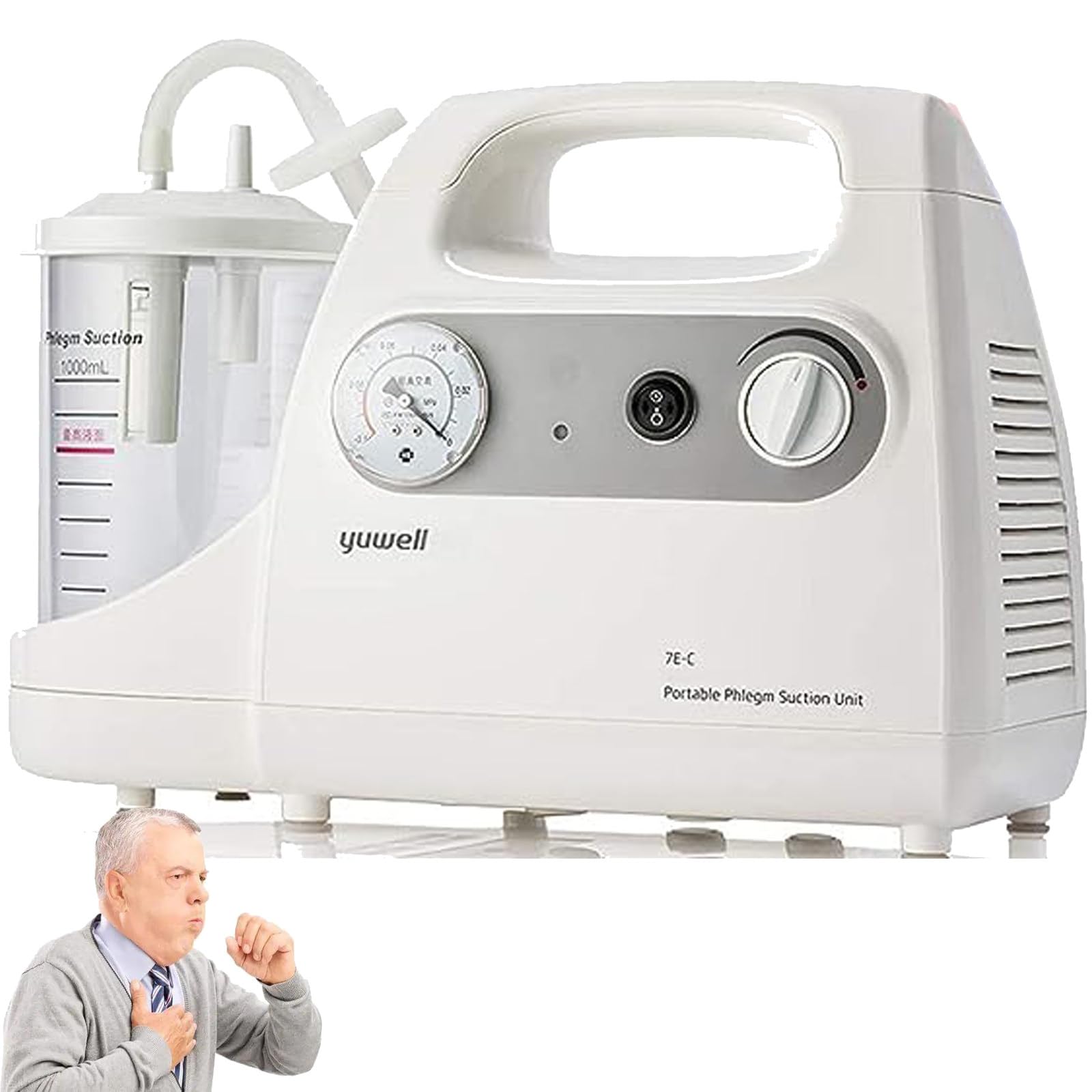 Dispositivo di aspirazione automatico portatile della famiglia, dispositivo di aspirazione dello sputo, macchina di aspirazione dello sputo, dispositivo di aspirazione automatico per anziani e adulti