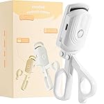 docolor Heated Eyelash Curler fast heat up within 10s, 24 hours long lasting Electric Eyelash Curler 3 Temperature Modes with USB Rechargeable safe lash curler quick natural curling eye lashes