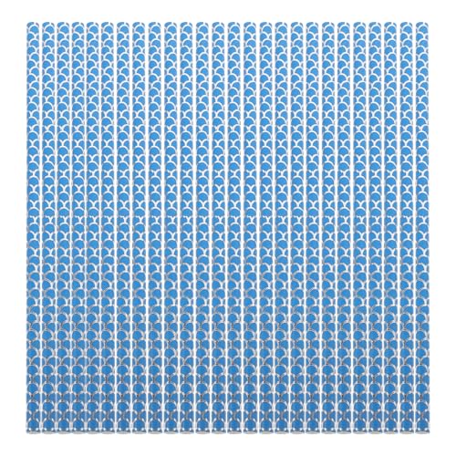 Pitillos desechables de papel 100 pcs azul miniatura 1